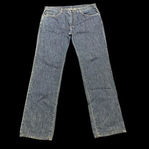 Versace Blue Straight-Leg Denim Jeans